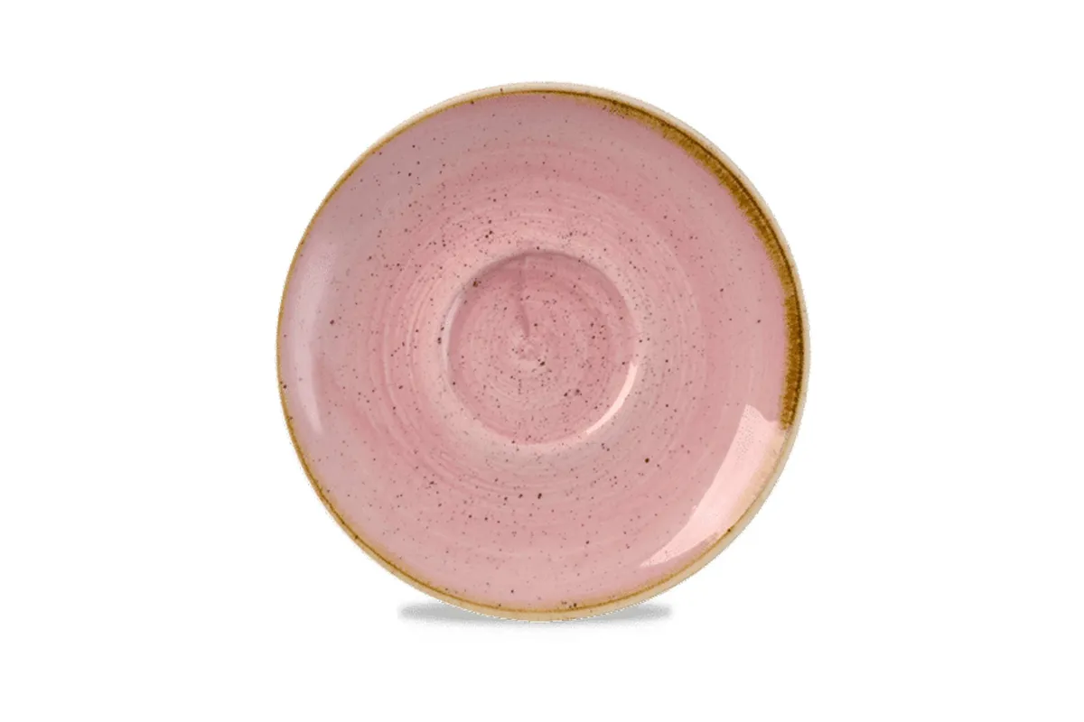 Spodek do filiżanki do espresso Stonecast Petal Pink, 120mm Churchill SPPSESS1