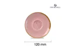 Spodek do filiżanki do espresso Stonecast Petal Pink, 120mm Churchill SPPSESS1