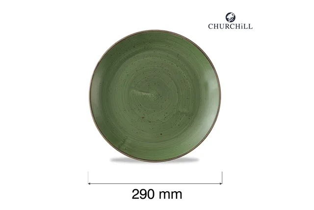 Talerz płytki Stonecast Sorrel Green, 290mm Churchill SSRSEV111