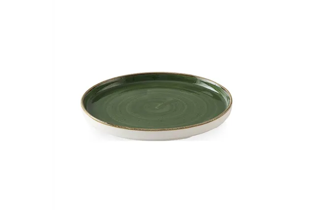 Talerz płytki z rantem Stonecast Sorrel Green, 210mm Churchill SSRSWP211