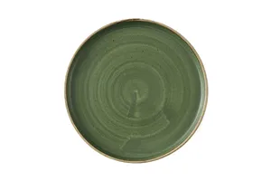 Talerz płytki z rantem Stonecast Sorrel Green, 260mm Churchill SSRSWP261