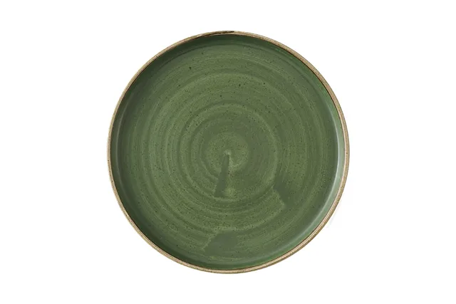 Talerz płytki z rantem Stonecast Sorrel Green, 260mm Churchill SSRSWP261