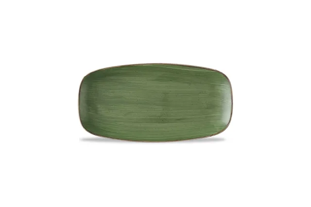 Talerz prostokątny Stonecast Sorrel Green, 300x150mm Churchill SSRSXO111