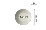 Miska coupe Delta Grey Evolve, 250mm Churchill DELGEVB91