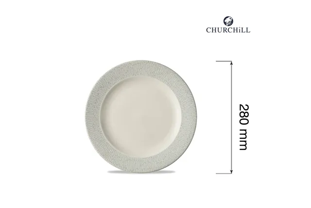 Talerz płytki klasyczny Delta Grey, 280mm Churchill DELGVP581
