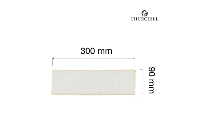 Taca porcelanowa Stonecast Barley White, 300x90mm Churchill SWHSOF301