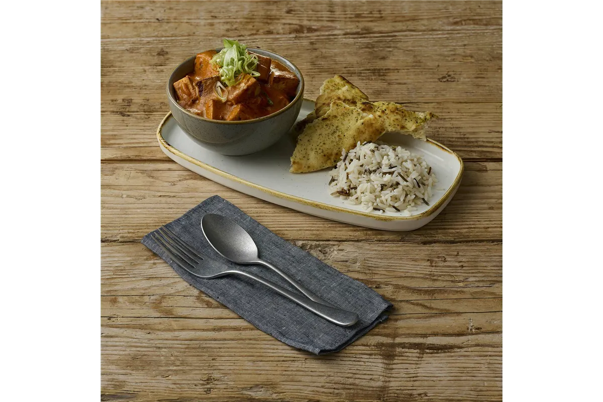 Taca porcelanowa Stonecast Barley White, 300x90mm Churchill SWHSOF301