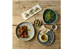 Taca porcelanowa Stonecast Barley White, 300x90mm Churchill SWHSOF301