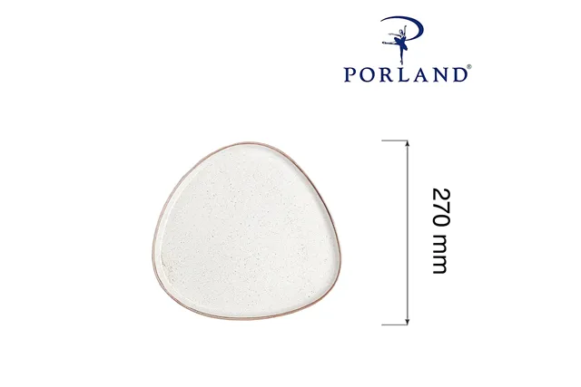 Talerz trójkątny Sand, 270mm Porland 04ALM007013
