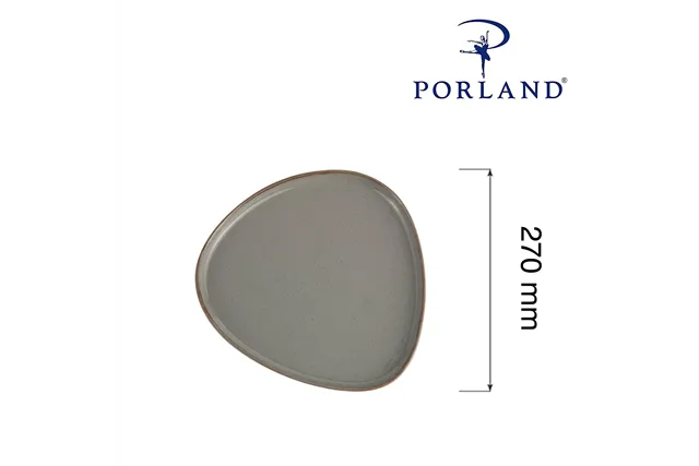 Talerz trójkątny Stone, 270mm Porland 04ALM007017
