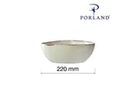 Miska trójkątna Sand, 220mm Porland 04ALM007973