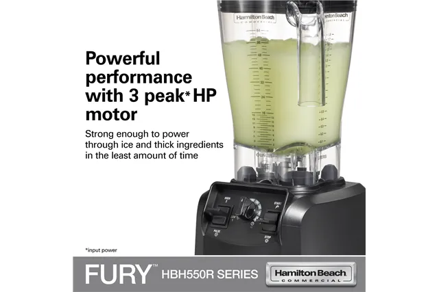 Blender barmański HBH550R-CE Fury® 1.8l 880W, Hamilton Beach Commercial Hamilton Beach Commercial HBH550R-CE