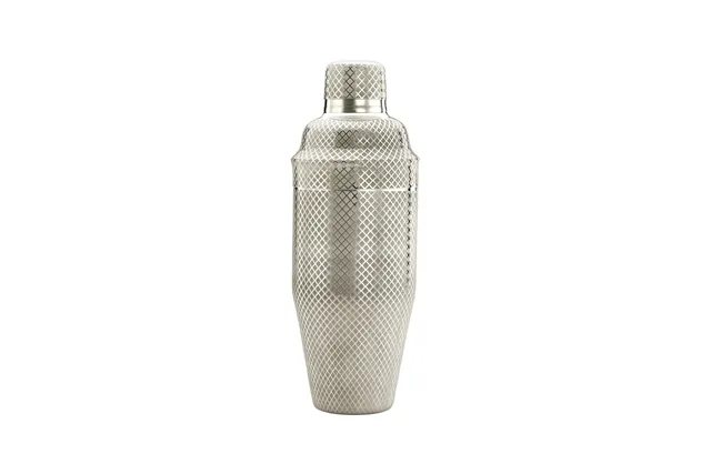 Shaker barmański 3-częściowy w stylu japońskim Diamond Lettice, stal nierdzewna, BarFly, 700ml BarFly M37205
