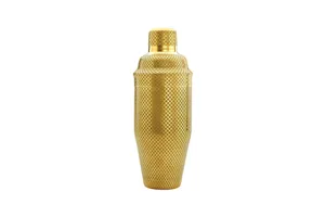 Shaker barmański 3-częściowy w stylu japońskim Diamond Lettice, złoty, BarFly 700ml BarFly M37205GD