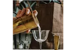 Shaker barmański 3-częściowy w stylu japońskim Diamond Lettice, złoty, BarFly 700ml BarFly M37205GD