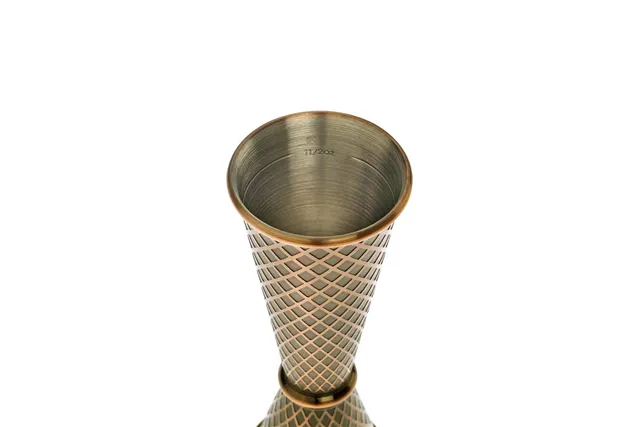 Miarka barmańska w stylu japońskim Diamond Lettice, antyczna miedź, BarFly, 30/60ml BarFly M37202ACP