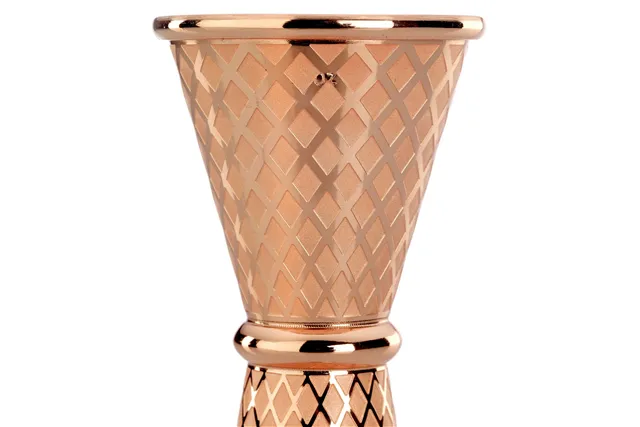 Miarka barmańska w stylu japońskim Diamond Lettice, miedź, BarFly, 30/60ml BarFly M37202CP
