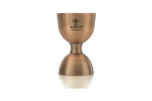 Miarka barmańska Bell z prostą krawędzią, antyczna miedź, BarFly, 25/50ml BarFly M37098ACP