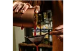 Miarka barmańska Bell z prostą krawędzią, antyczna miedź, BarFly, 25/50ml BarFly M37098ACP