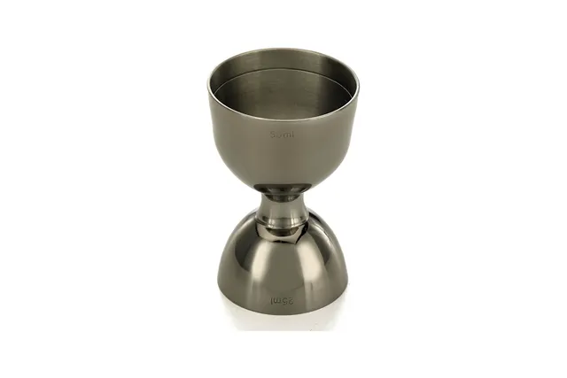 Miarka barmańska Bell z prostą krawędzią, czarna, BarFly, 25/50ml BarFly M37098BK