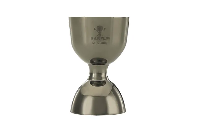 Miarka barmańska Bell z prostą krawędzią, czarna, BarFly, 25/50ml BarFly M37098BK
