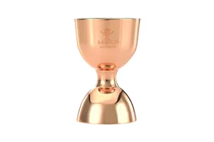 Miarka barmańska Bell z prostą krawędzią, miedź, BarFly, 25/50ml BarFly M37098CP