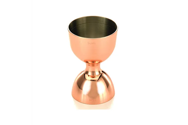 Miarka barmańska Bell z prostą krawędzią, miedź, BarFly, 25/50ml BarFly M37098CP