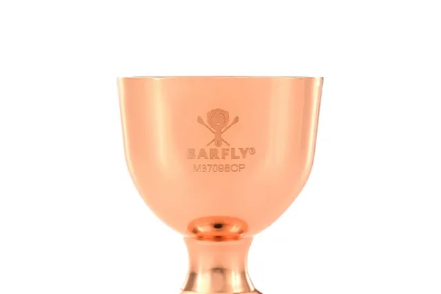 Miarka barmańska Bell z prostą krawędzią, miedź, BarFly, 25/50ml BarFly M37098CP