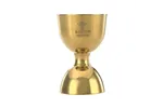 Miarka barmańska Bell z prostą krawędzią, złota, BarFly, 25/50ml BarFly M37098GD