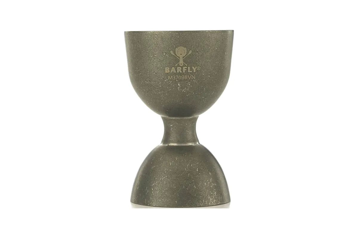 Miarka barmańska Bell z prostą krawędzią, vintage, BarFly, 25/50ml BarFly M37098VN