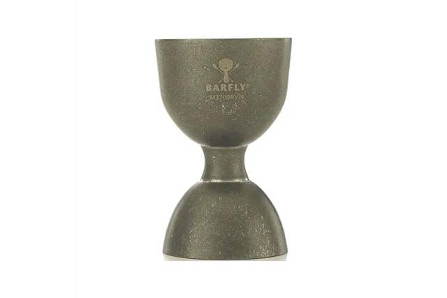 Miarka barmańska Bell z prostą krawędzią, vintage, BarFly, 25/50ml BarFly M37098VN