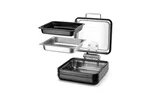 Podgrzewacz indukcyjny ze szklaną pokrywą De Luxe Black, GN 2/3 Fine Dine 473580