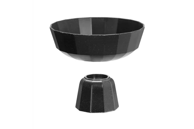 Podstawa do patery Metropolis,czarna, 110x(h)82mm Fine Dine 562604