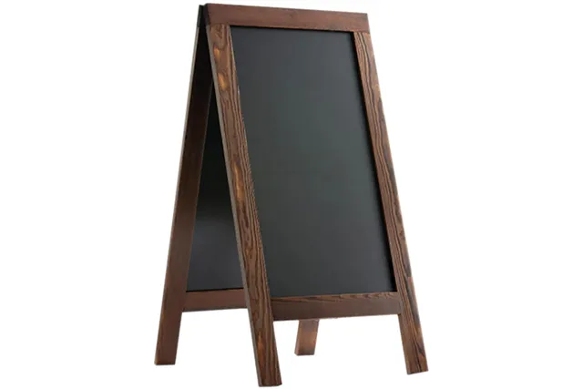 Dwustronny potykacz, tablica reklamowa kredowa, 520x850 mm Stalgast 486052