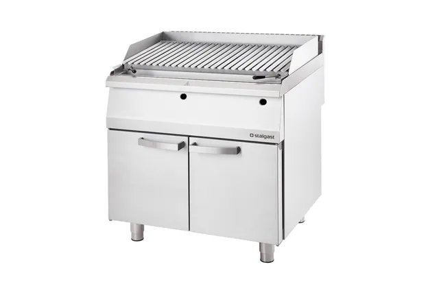 Lava grill gazowy, ruszt V, 800x700, 16.0 kW, G30/37 mbar Stalgast 9733030