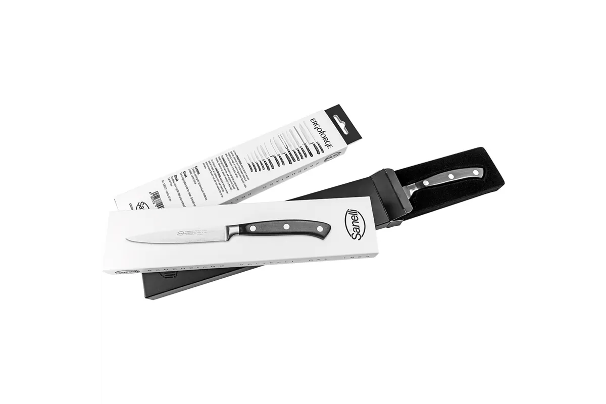 Nóż do obierania, kuty, Sanelli Ergoforge, L 100 mm Sanelli 280610