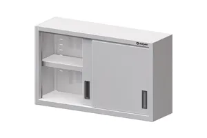 Szafka stalowa wisząca, drzwi suwane, 1200x400x600 mm Stalgast 615624