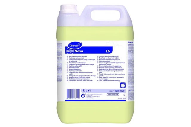 SUMA NOVA L6 2X5L W1779 preparat do maszynowego mycia naczyń w warunkach wody twardej Diversey 100968900