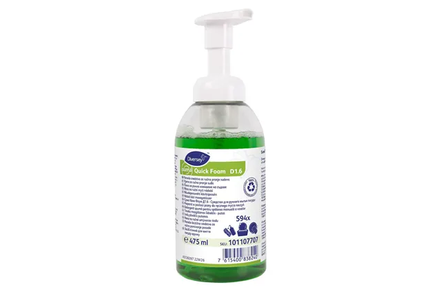 SUMA QUICK FOAM D1.6 0.475L W678 preparat do ręcznego mycia naczyń w formie piany Diversey 101107707