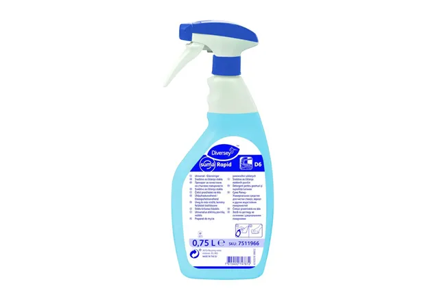 SUMA RAPID D6 0.75L W1227 preparat do mycia powierzchni szklanych Diversey 7511966