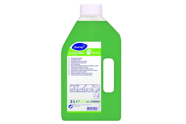 SUMA STAR D1LV 2L W3016 skoncentrowany preparat do ręcznego mycia naczyń Diversey 7509600