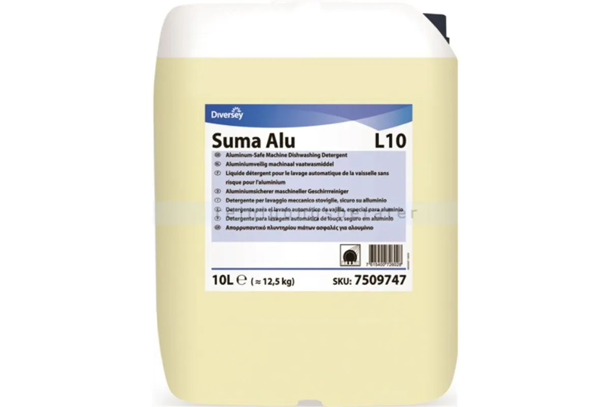 SUMA ALU L10 10L SP W1876 Preparat do maszynowego mycia naczyń, bezpieczny
dla aluminium Diversey 101100944