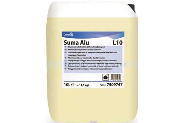 SUMA ALU L10 10L SP W1876 Preparat do maszynowego mycia naczyń, bezpieczny
dla aluminium Diversey 101100944