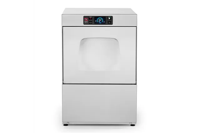 Zmywarka do szkła 40x40 UX-40B, sterowana elektronicznie, 400V/3050W, 470x540x710mm Sammic 1303107