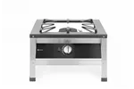 Taboret gazowy XL, Kitchen Line, 10,8kW, 580x650x400mm Hendi 147276