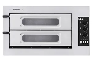 Piec do pizzy Basic 2/50 Vetro, 2 komory, 400V/6000W, 915x621x527mm Prismafood 1F010036