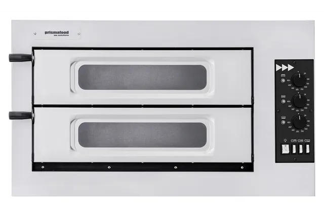 Piec do pizzy Basic 2/50 Vetro, 2 komory, 400V/6000W, 915x621x527mm Prismafood 1F010036