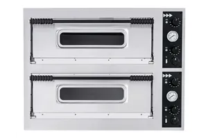 Piec do pizzy Basic 44, 2 komory, 400V/9400W, 975x814x745mm Prismafood 1F010050