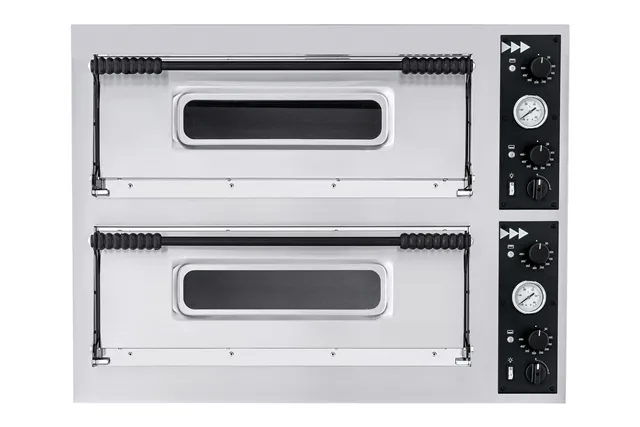 Piec do pizzy Basic 44, 2 komory, 400V/9400W, 975x814x745mm Prismafood 1F010050