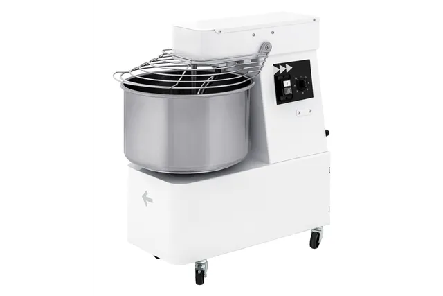 Miesiarka spiralna ze stałą głowicą i dzieżą, 22l, 56 kg/godz., 22L, 400V/750W, 385x670x725mm Prismafood 1I053010